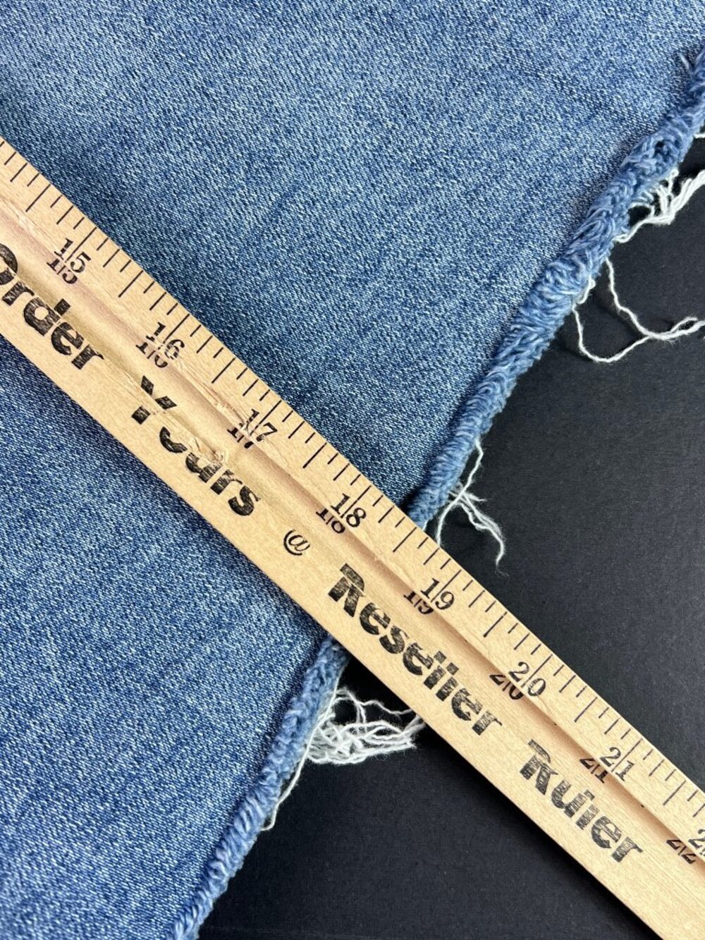Judy Blue Jean Shorts Womens Plus 35* High Rise Blue Cut Off Denim Jorts Tag 2XL - Picture 10 of 15